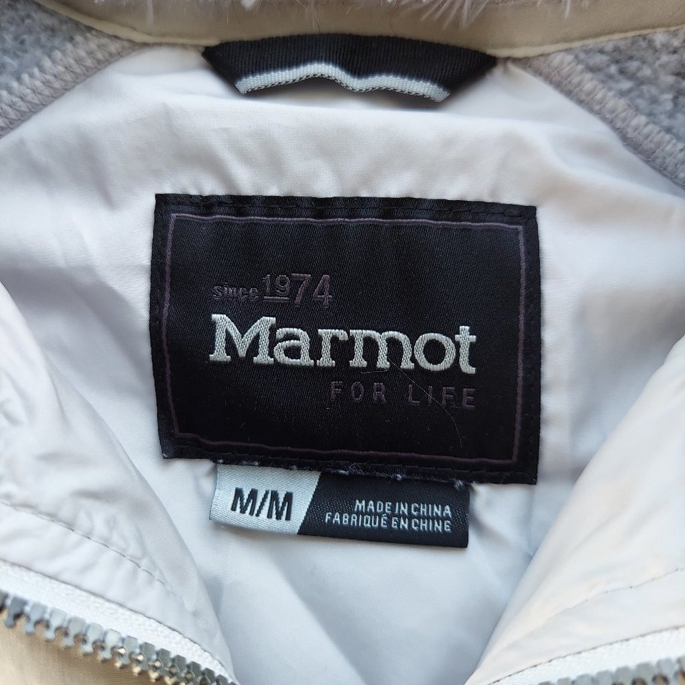 Marmot Thea Jacket in "Bright Steel" (Gray/Beige) - Picture 4 of 15